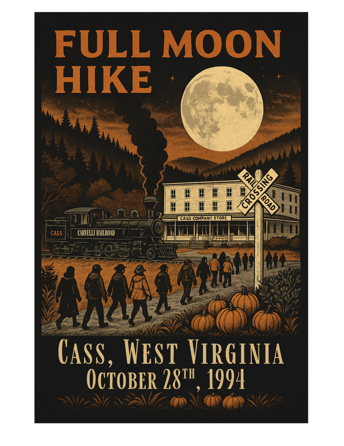 Cass Scenic Railroad Pocket T-Shirt