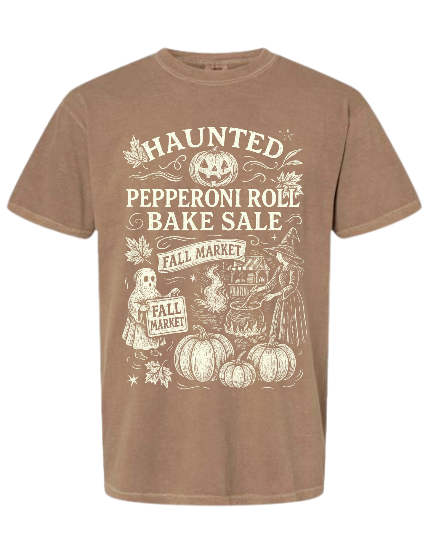 Haunted Pepperoni Roll Bake Sale Comfort Colors Tee