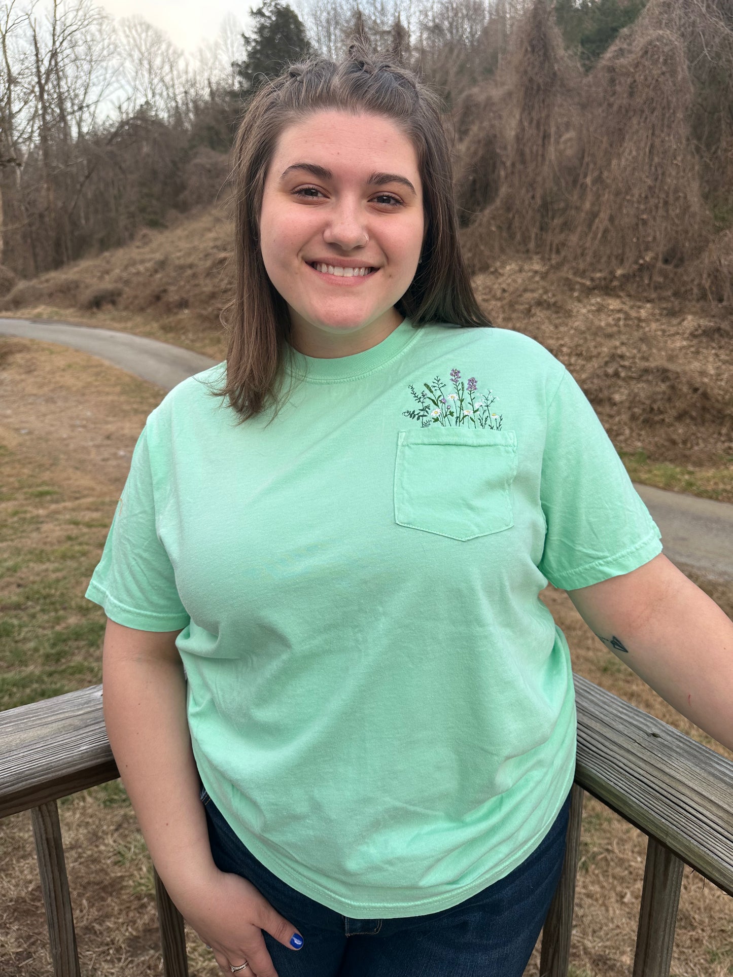 Wildflower pocket tee