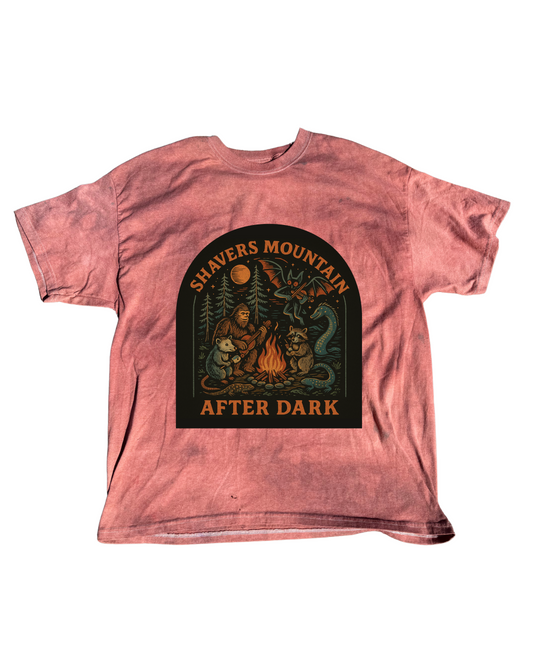 Shavers Mountain After Dark Tie-dye Tee