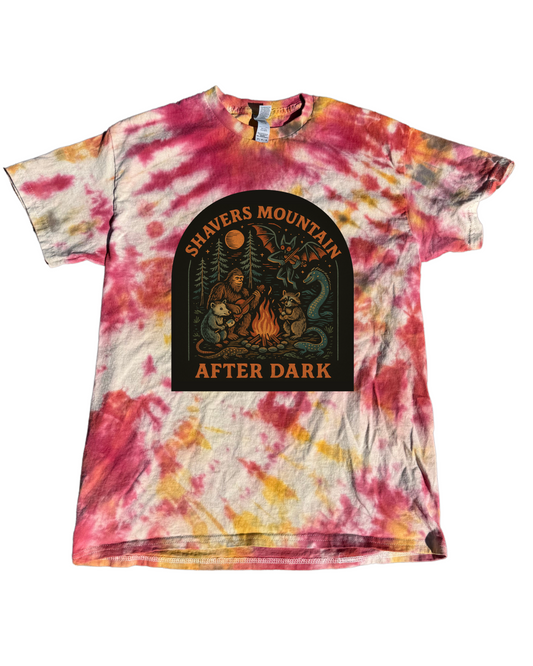Shavers Mountain After Dark Tie-dye Tee