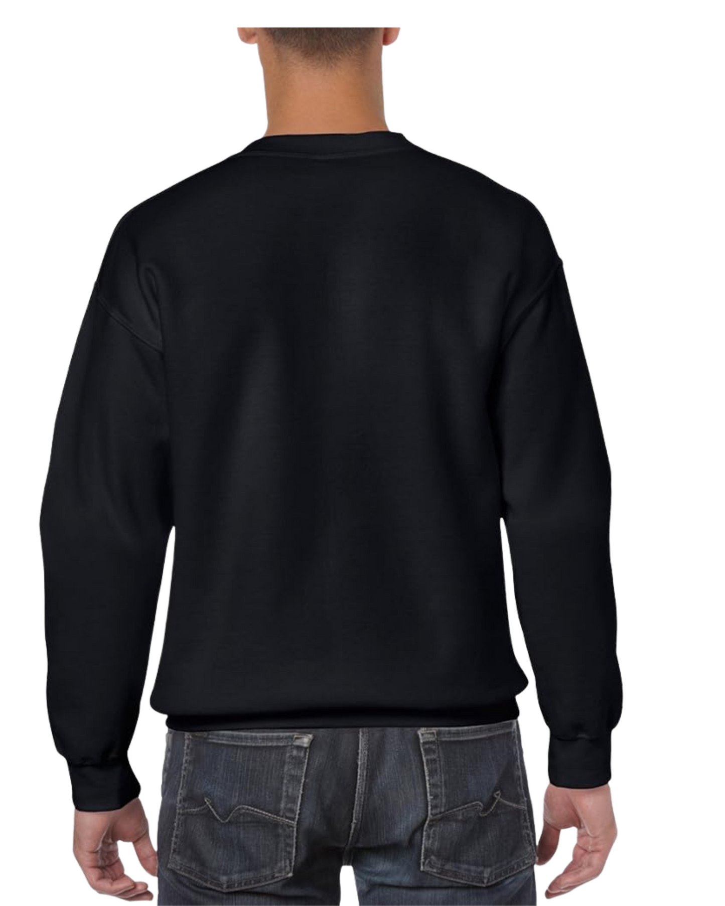 Large Haunted Postage Stamp Gildan Crewneck Sweatshirt
