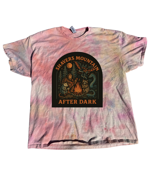 Shavers Mountain After Dark Tie-dye Tee