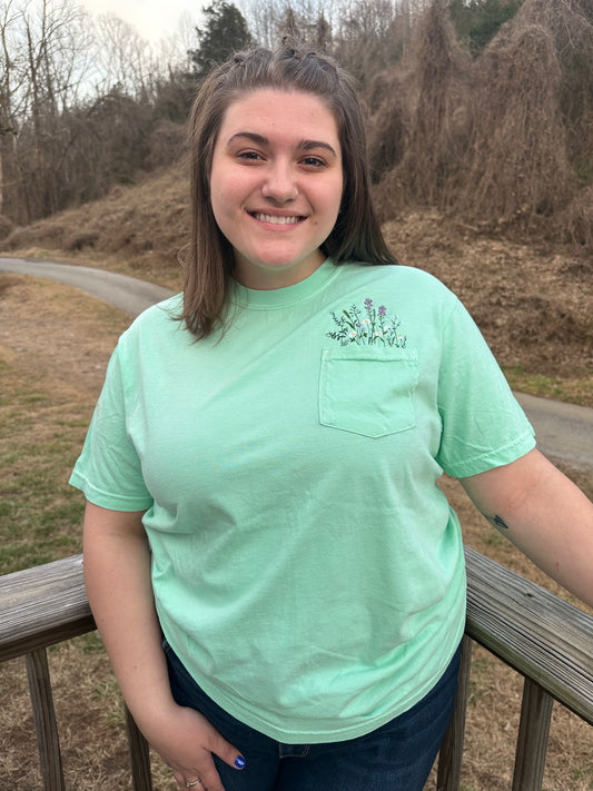 Wildflower pocket tee